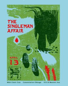 Silkscreened poster by Timothy Breen